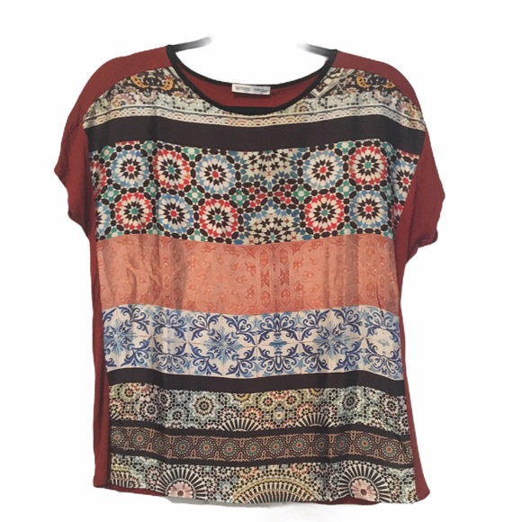 Zara Tops - Zara WB Collection Multicolored Tee Sz.S
